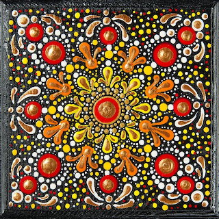 Dot Art Mandala Painting
