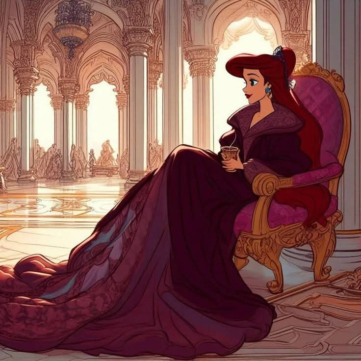 Woman in Purple Palace