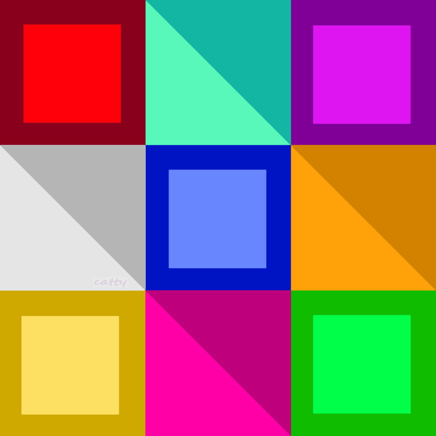 Colorful Grid Squares