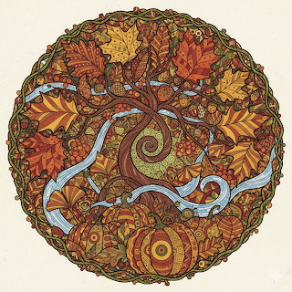 Autumn Tree Mandala