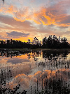 Sunset Lake Reflection