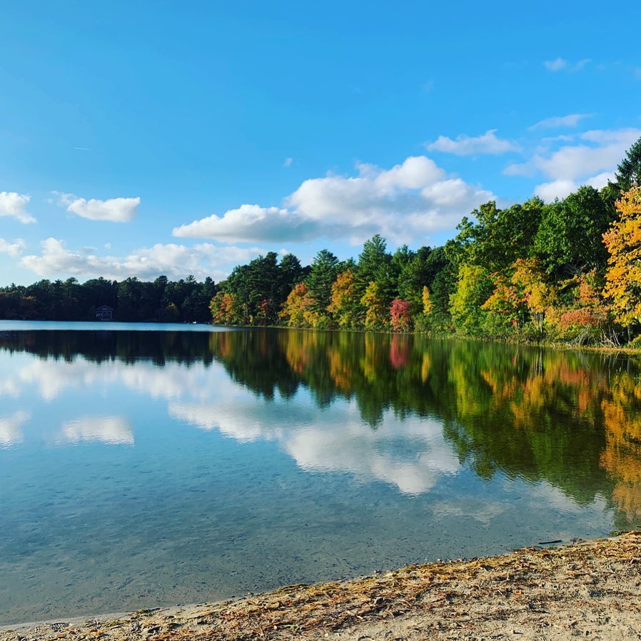 Autumn Lake Reflection
