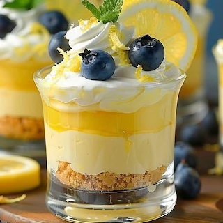 Lemon Cheesecake Dessert Glass