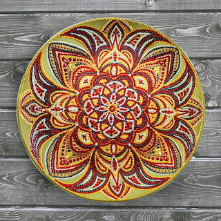 Mandala Decorative Plate