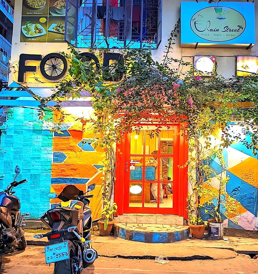 Colorful Restaurant Exterior Bangladesh