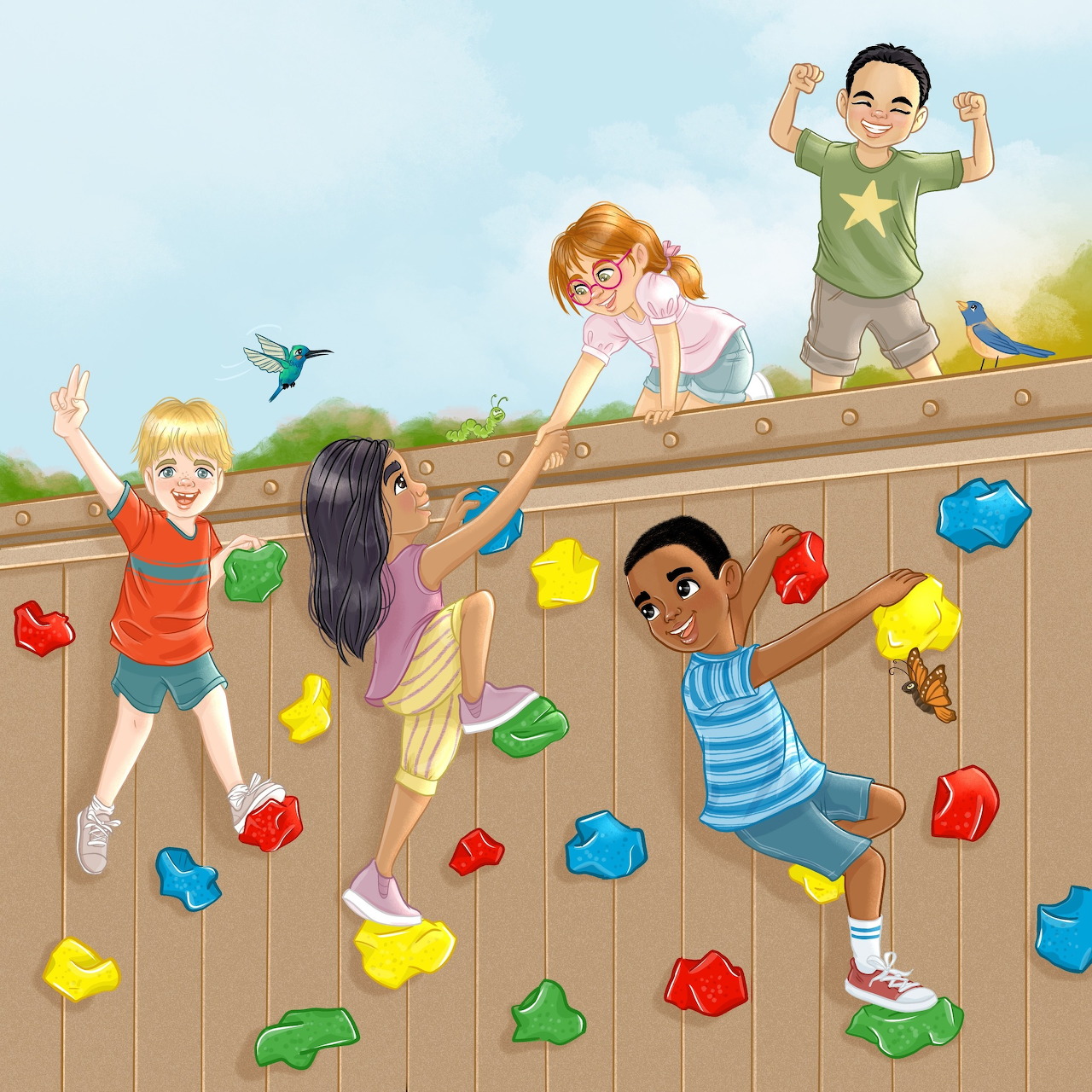Kids Climbing Wall