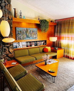 Retro 1970s Living Room