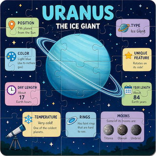 Uranus Ice Giant Infographic