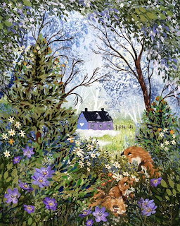 Fox in Woodland Garden