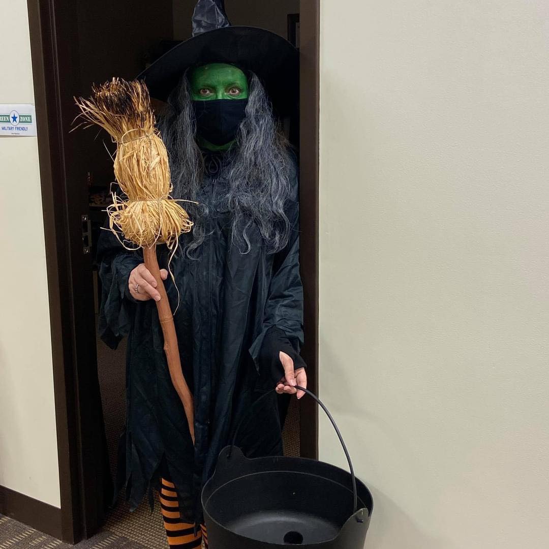 Closet Witch Halloween Decoration