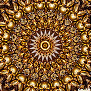 Golden Brown Mandala