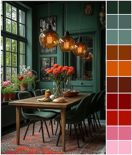 Green Dining Room Color Palette