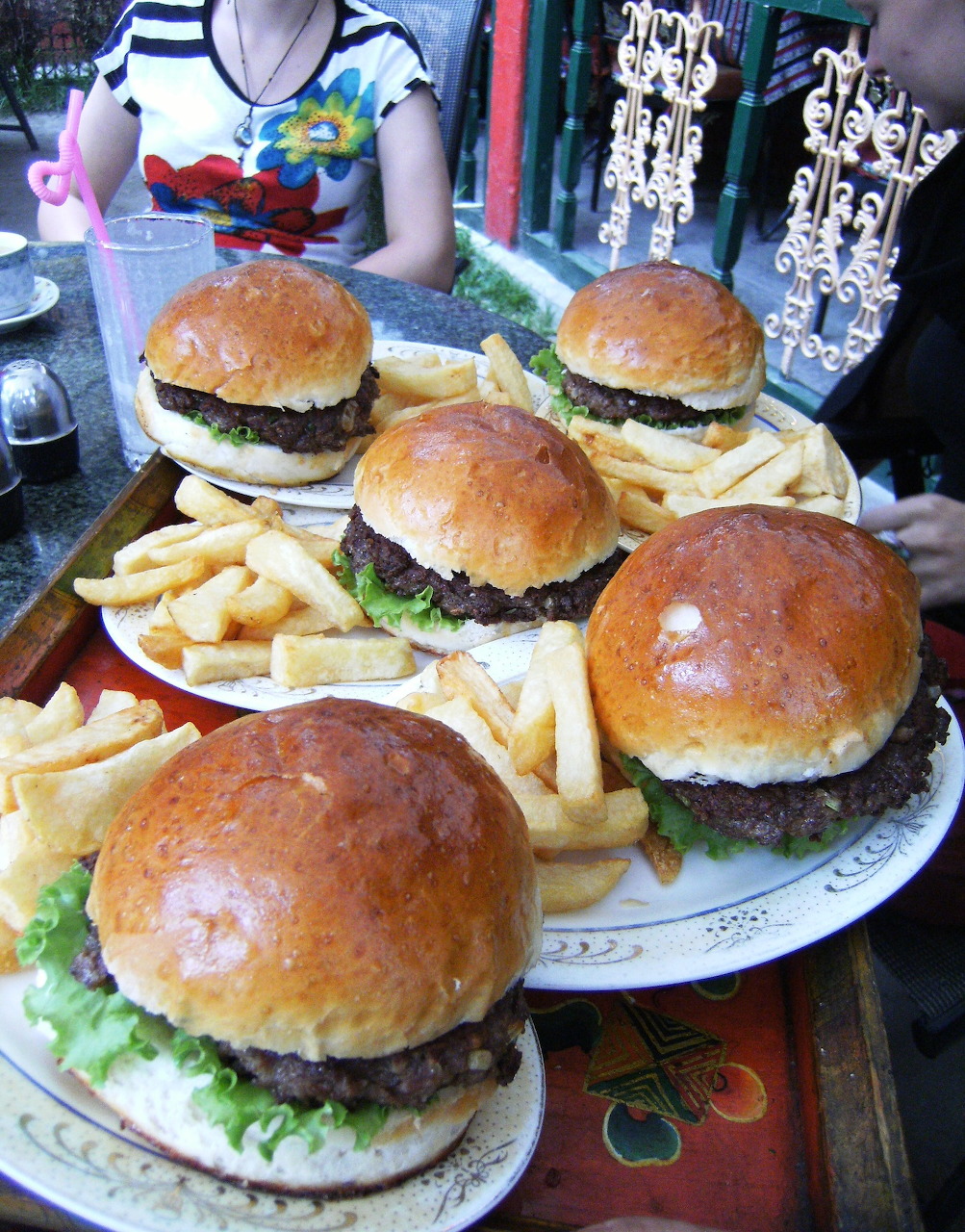 Yak Burgers Plate