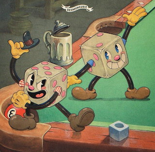 Vintage Cartoon Dice Characters