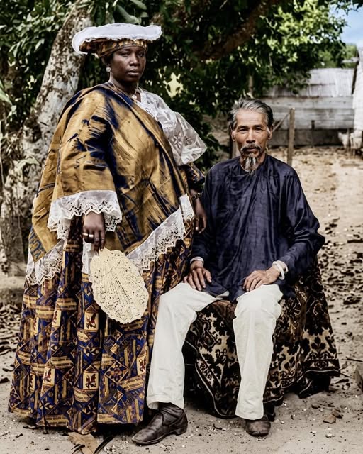 Suriname Traditional Dress Portrait