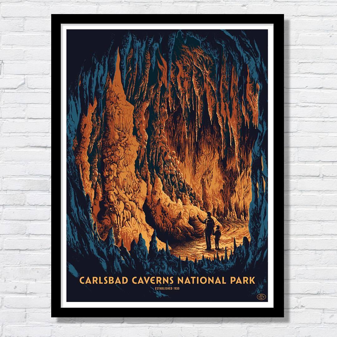 Carlsbad Caverns National Park Poster