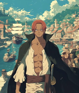 Shanks Anime Character Portrait