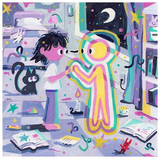 Colorful Bedroom Chaos