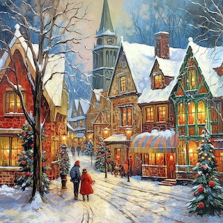 Old English Christmas Village