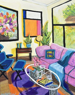 Modern Living Room Interior Painting
