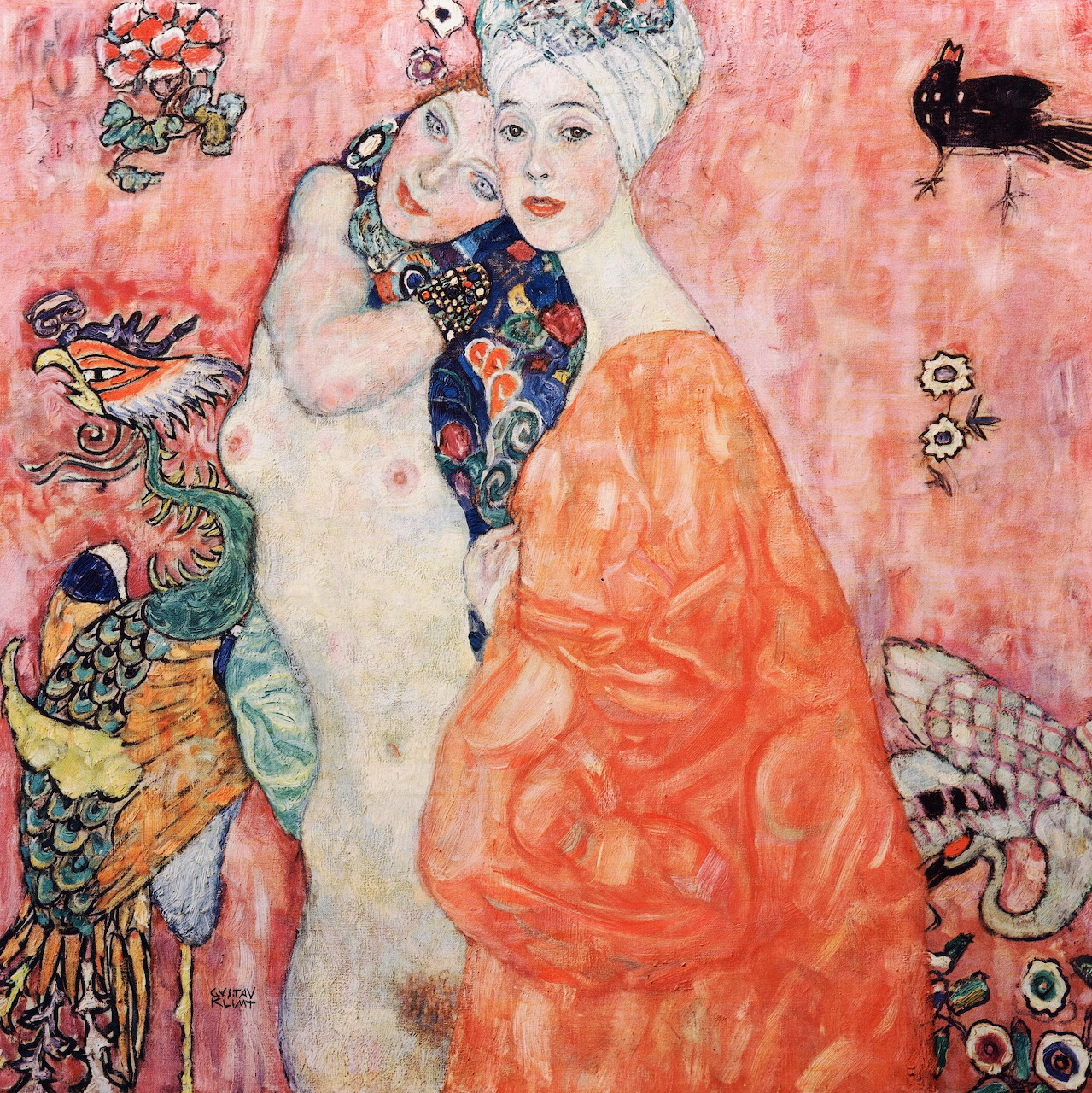 Woman with Fan Portrait