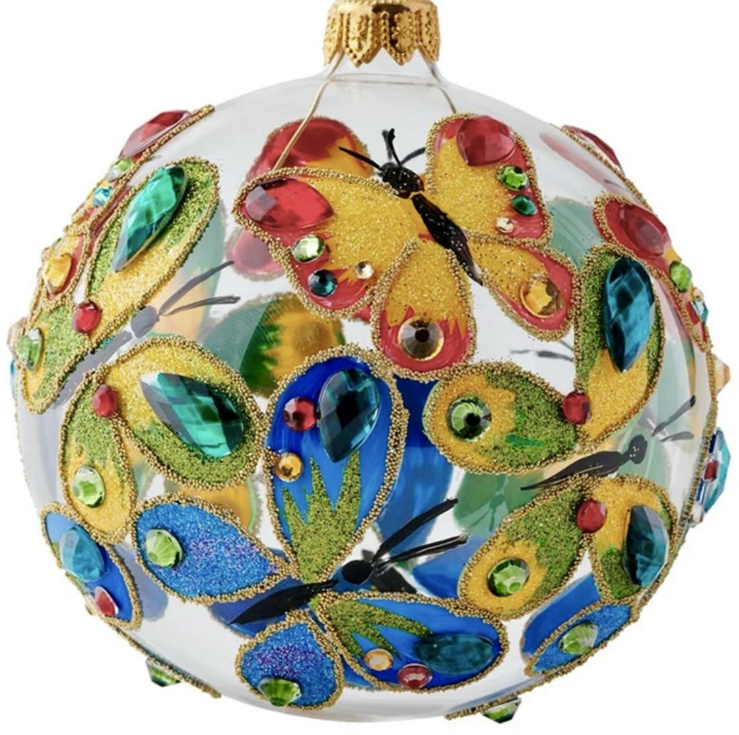 Butterfly Ornament Globe