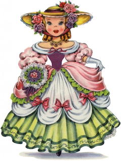 Vintage Doll in Fancy Dress