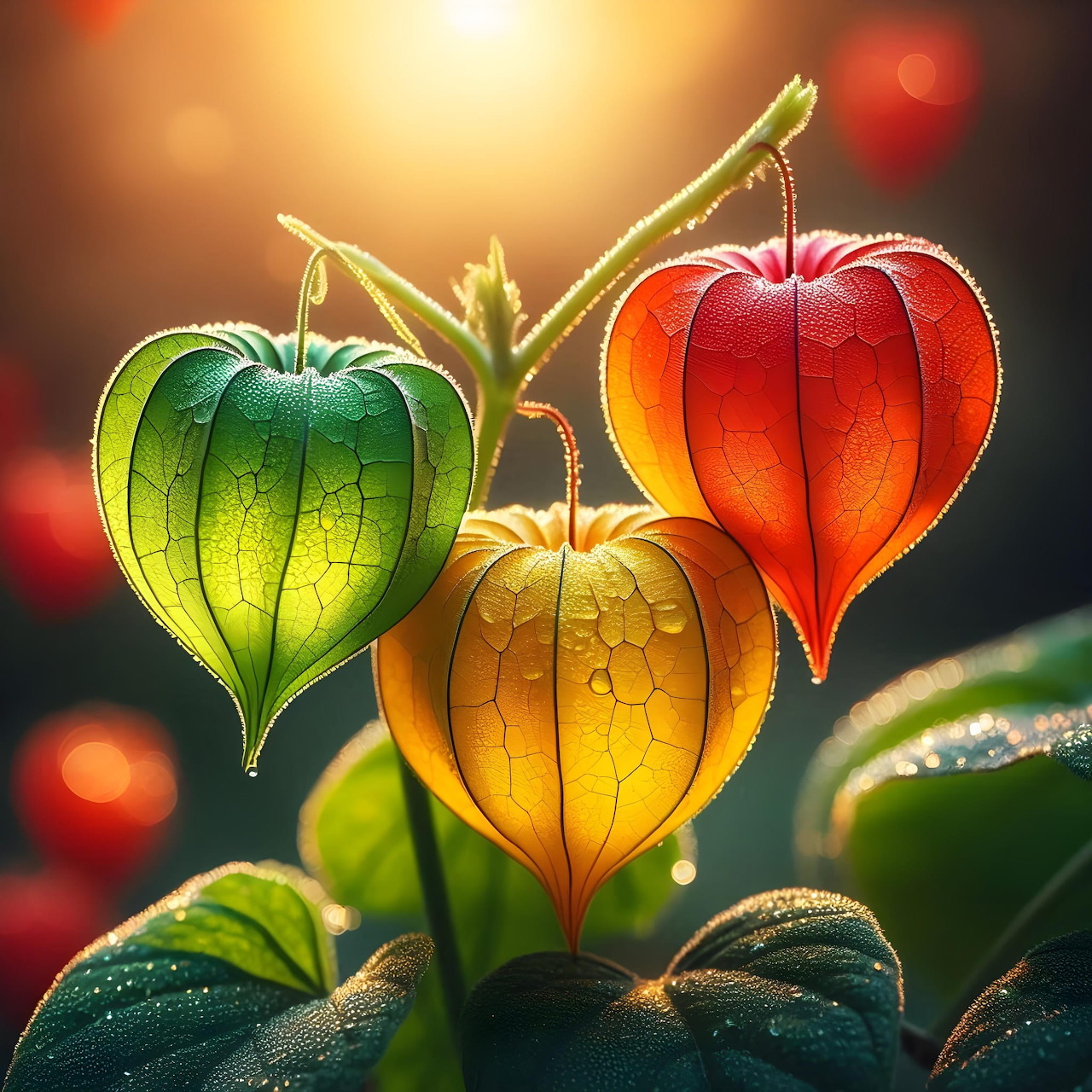 Glowing Lantern Flowers