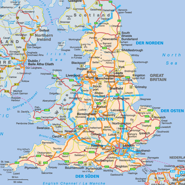 England Road Map