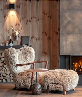 Cozy Fireplace Chair