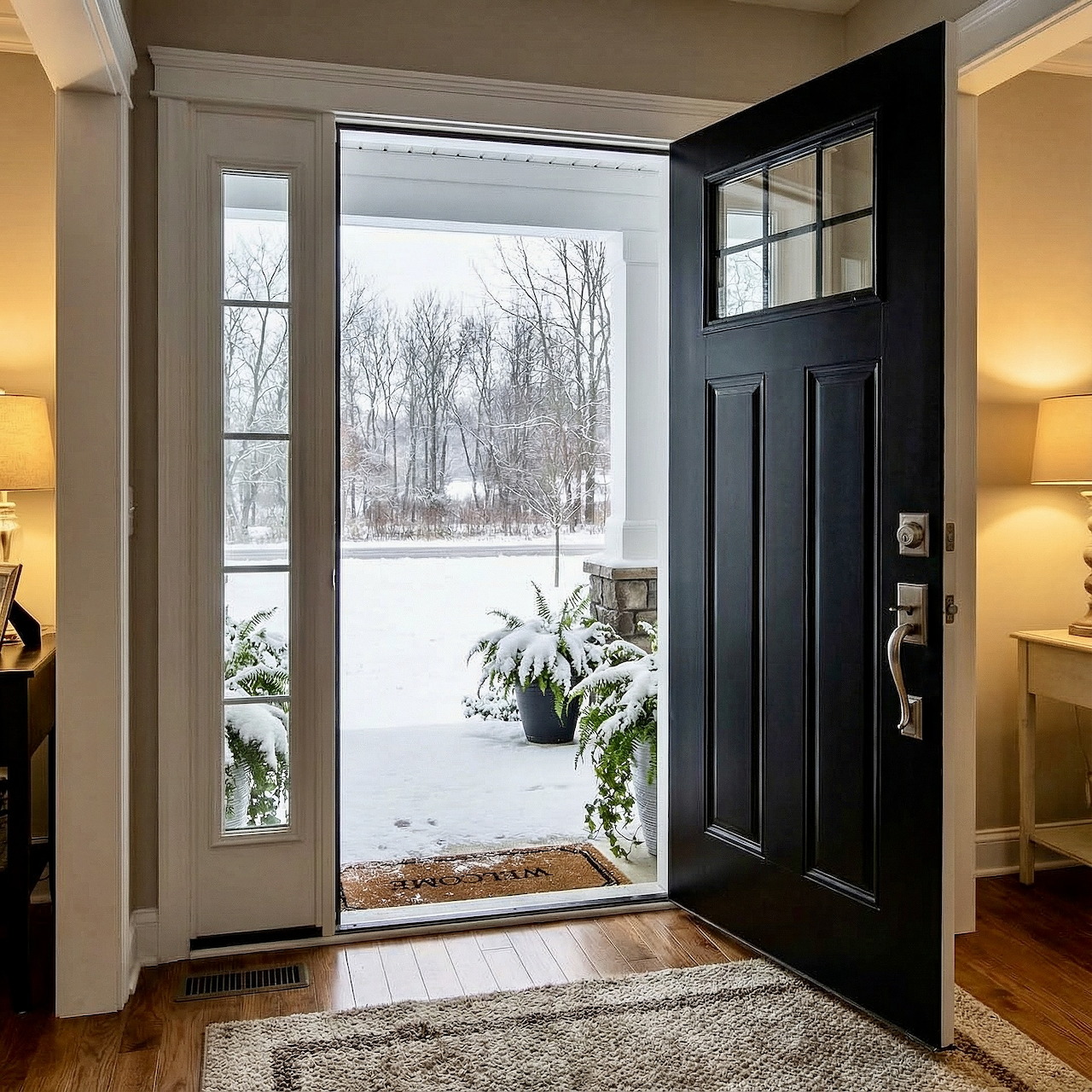 Open Door to Winter Wonderland