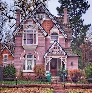 Pink Victorian House Denver