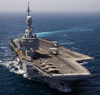 Aircraft Carrier at Sea