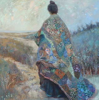 Woman in Ornate Cloak