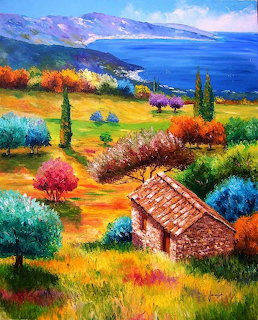 Mediterranean Coastal Landscape