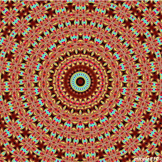 Ornate Red Mandala