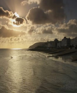 Coast of Eastbourne Sussex