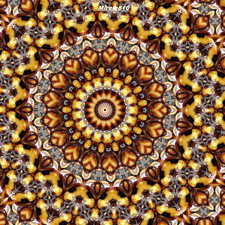 Golden Brown Mandala