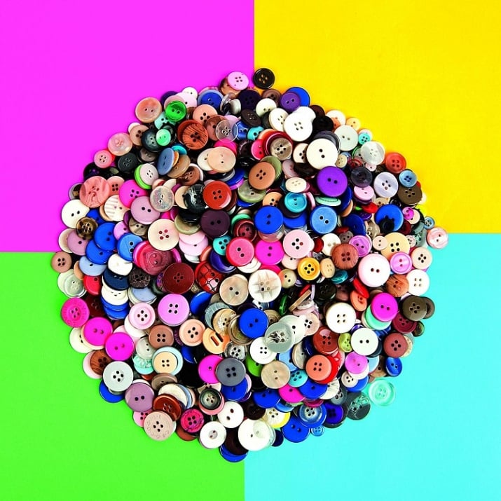 Colorful Sewing Buttons