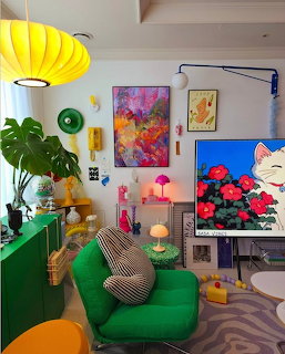 Colorful Eclectic Living Room