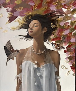Ágnes Szabó Woman with Birds