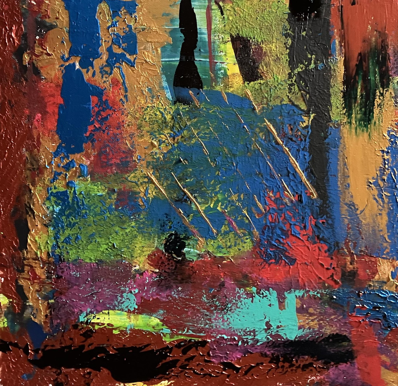 Abstract Color Painting