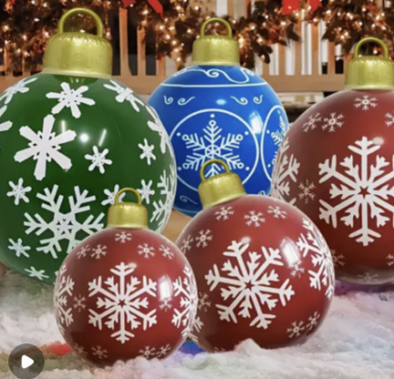 Giant Christmas Ornament Balls