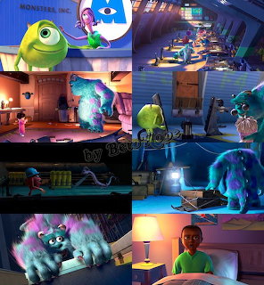 Monsters Inc Scene Collage