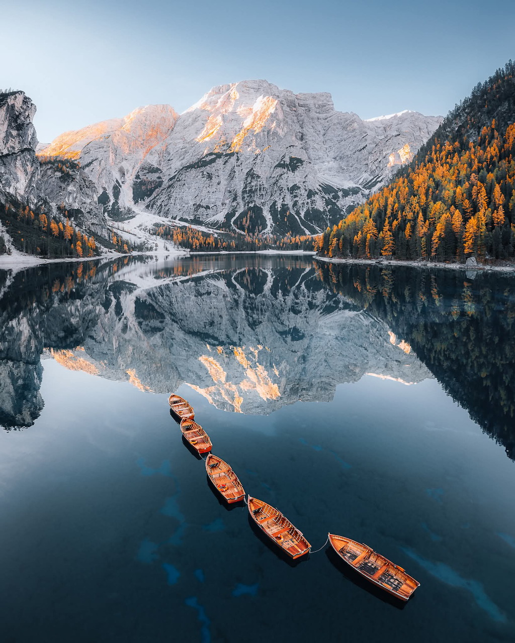 Dolomites Lake Reflection