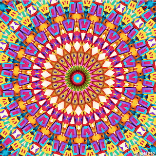 Vibrant Colorful Mandala Pattern