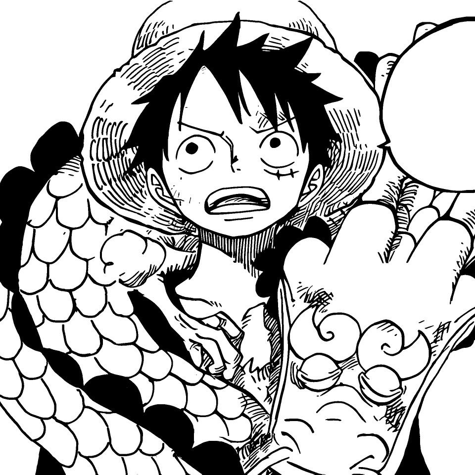 Luffy Manga Panel