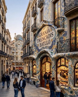 Casa Batlló Street Barcelona