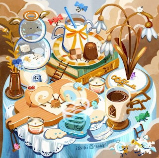 Cozy Tea Time Illustration