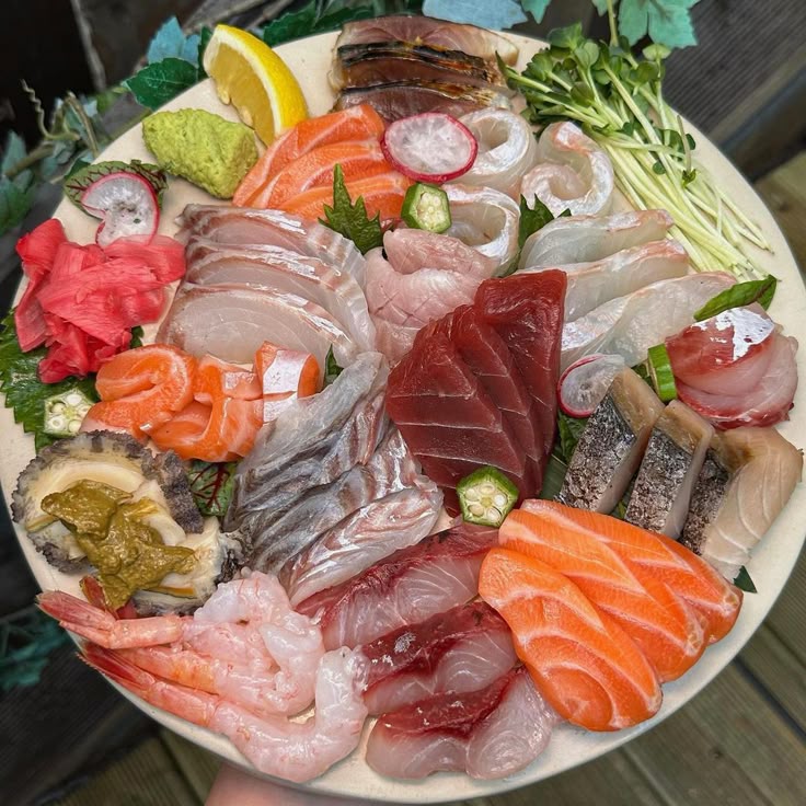 Korean Sashimi Platter